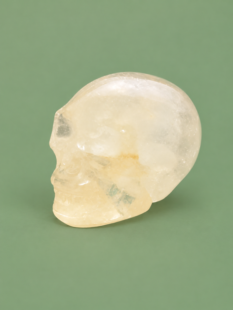 Clear Quartz Skull 110g