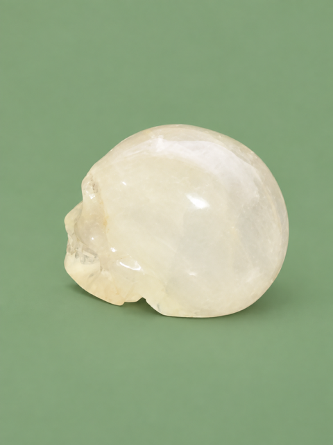 Clear Quartz Skull 110g