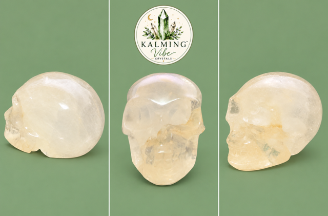 Clear Quartz Skull 110g