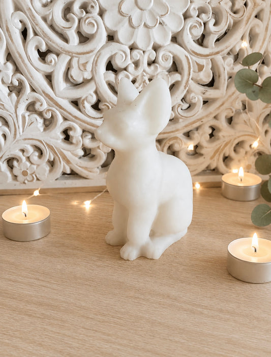 White Jade Egyptian Cat