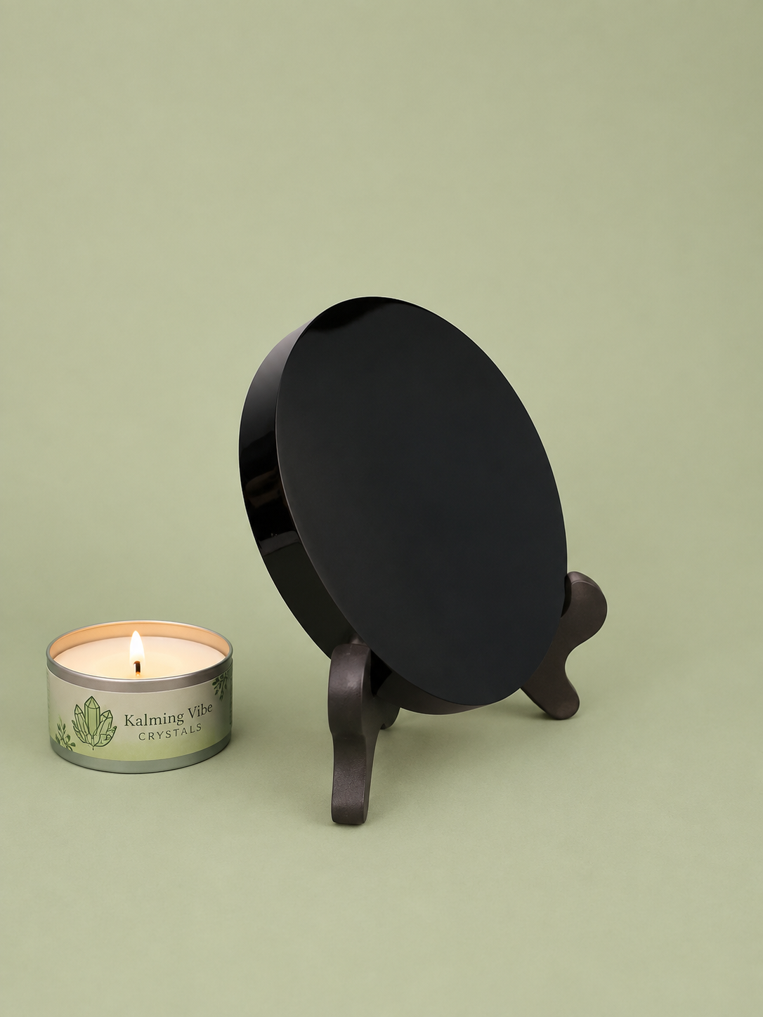Black Obsidian Mirror 10cm