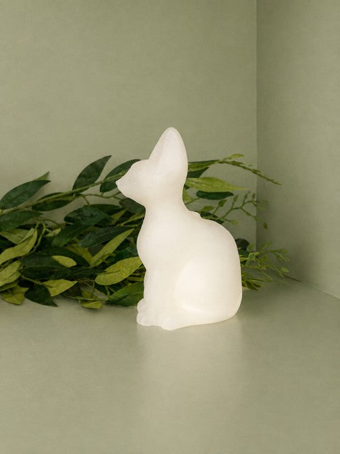 White Jade Egyptian Cat